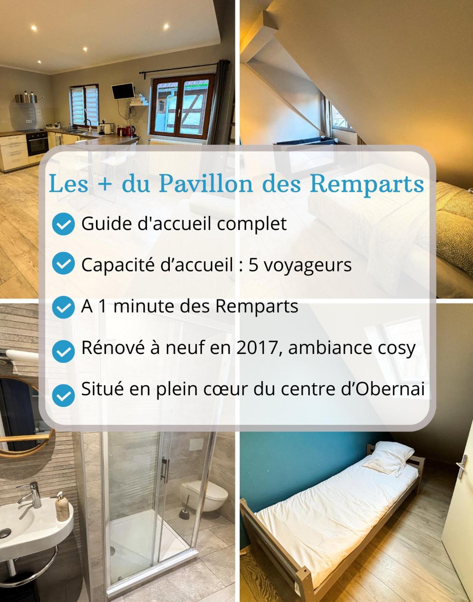 Le Pavillon Des Remparts - Commerces A Proximite - Centre-Ville - Appartement Cosy Оберне Екстер'єр фото